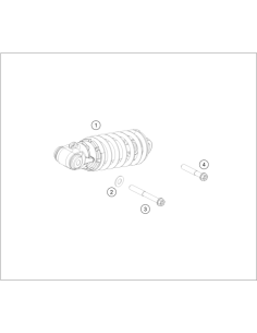 Shock Absorber E2 Cpl. (KTM/HVA/GG)