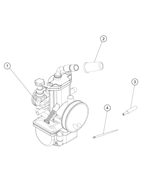 Carburetor Dell'orto (KTM/HVA/GG)