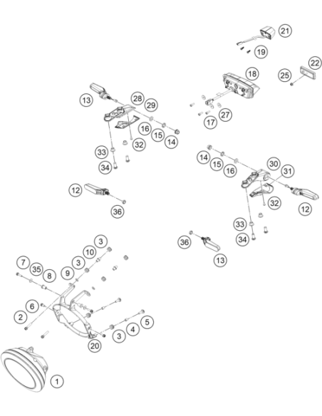 Bolt Flange-m5x0.8xl20xcl10.9xbr (KTM/HVA/GG)