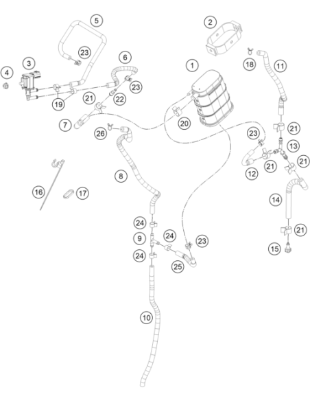 Spring Clip 9.5 (KTM/HVA/GG)
