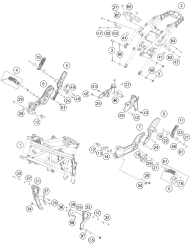 Isk-screw M8x25 (KTM/HVA/GG)
