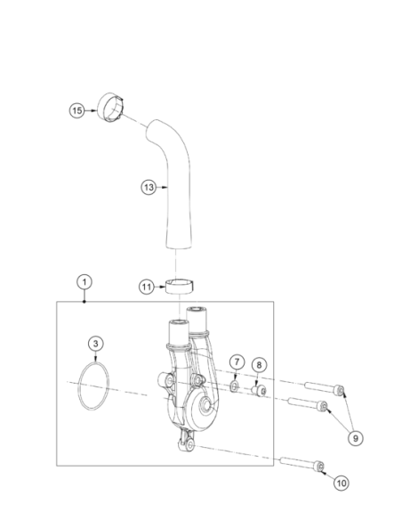 Clamp 22mm Inox A2 (KTM/HVA/GG)