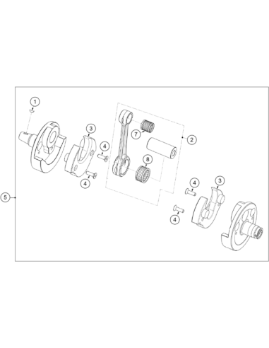 Con.rod Rep. KIT (KTM/HVA/GG)