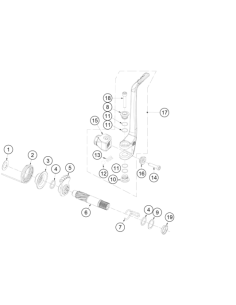 Friction Spring Kick Starter (KTM/HVA/GG)