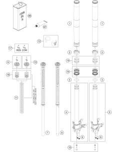 AH Bolt M10x25 SET (WP) 2