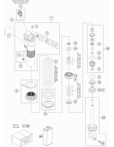 Repair KIT Bearings 07 (KTM/HVA/GG) St:70