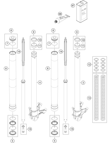 Spring Spacer KIT (WP)