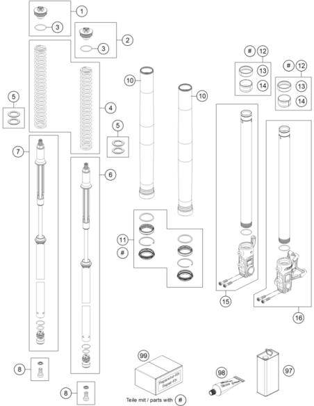 Spring Spacer KIT (WP)
