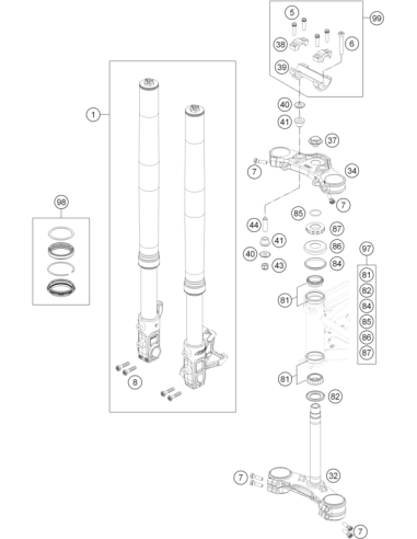 Repair KIT Fork (WP)