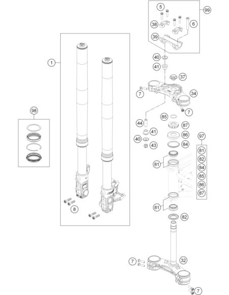 Repair KIT Fork (WP)