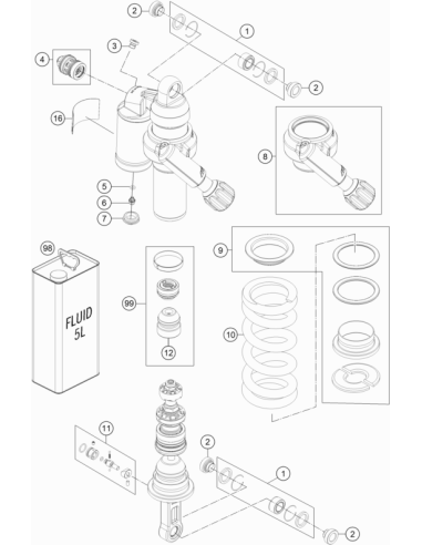 Repair KIT Adv. R (KTM/HVA/GG) St:70