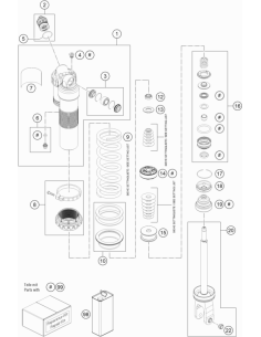 Kit Reparación Amortiguador Original KTM/Husqvarna/GasGas