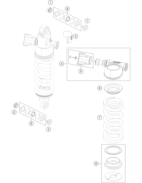 Repair KIT Spring Retainer (KTM/HVA/GG) St:60