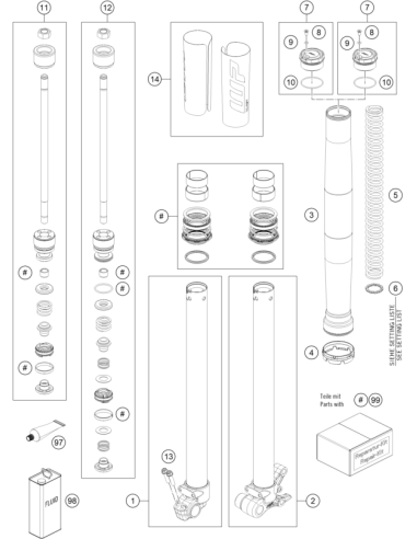 Main Spring (29.0) 4.0-330 Fork (KTM/HVA/GG)