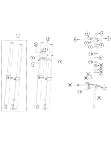 Screw 6x20 DIN 6921 Geomet 10.9 (KTM/HVA/GG)
