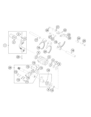 Screw 5x25 (KTM/HVA/GG) St:60