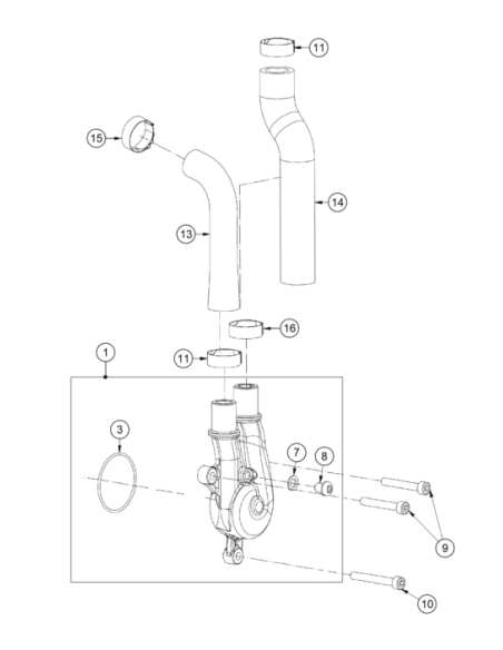 Screw M5x40 (KTM/HVA/GG)