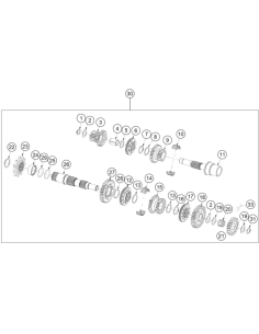 Washer 20x25x0,5 (KTM/HVA/GG)