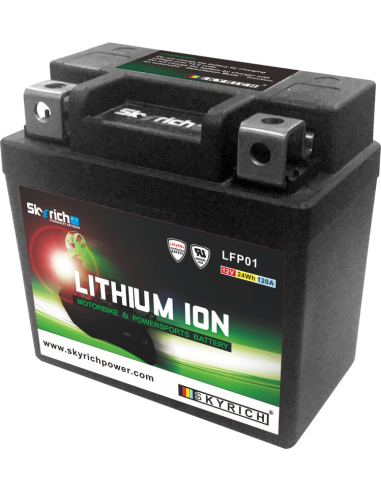Bateria Skyrich LFP01 Litio con indicador de carga