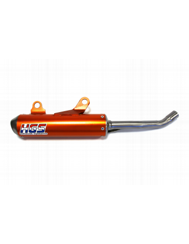 Silencioso de Aluminio HGS Naranja KTM SX...