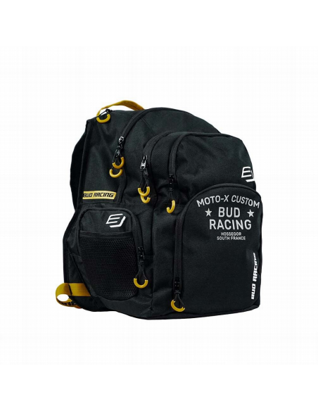 Mochila BUD Racing 2021 Moto-X Custom Negra/Mostaza