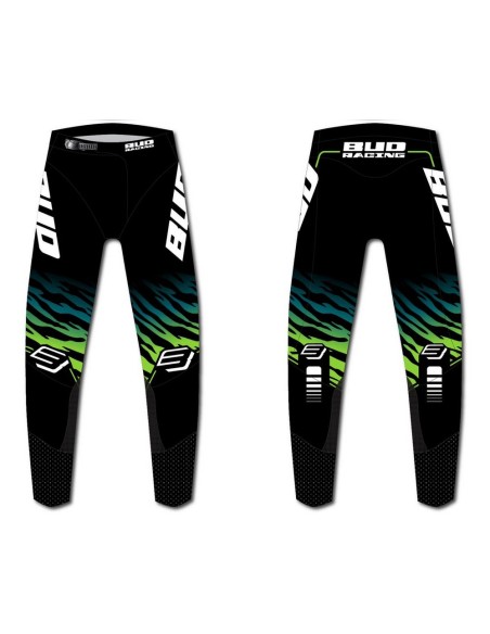 Pantalón Bud SX Zebra WSX Negro/Verde Edición Limitada