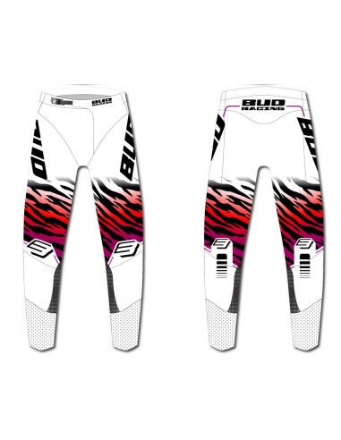 Pantalón Infantil GP Bud Zebra WSX Blanco