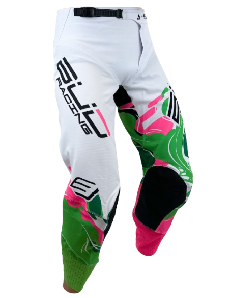 Pantalón Bud Logo "B" GP Edición Limitada Krea Rosa/Verde/Blanco