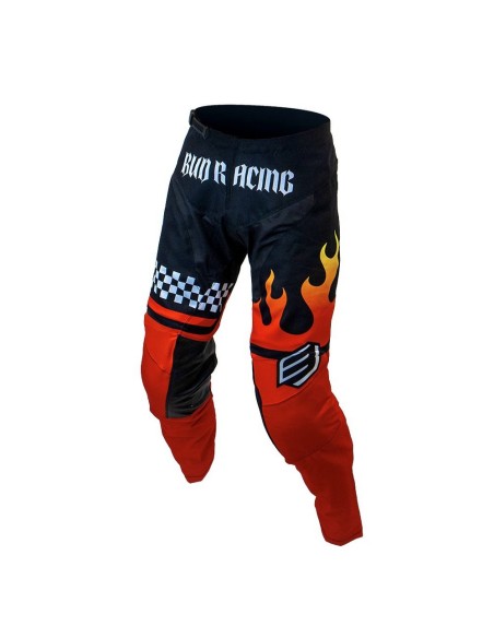 Pantalón Bud Logo "B" GP Lake Elsinore Rojo Brillante/Negro