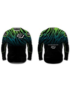 Camiseta Bud Zebra WSX Negro/Verde