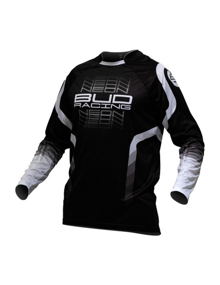Camiseta Bud GP Neon Negro/Blanco