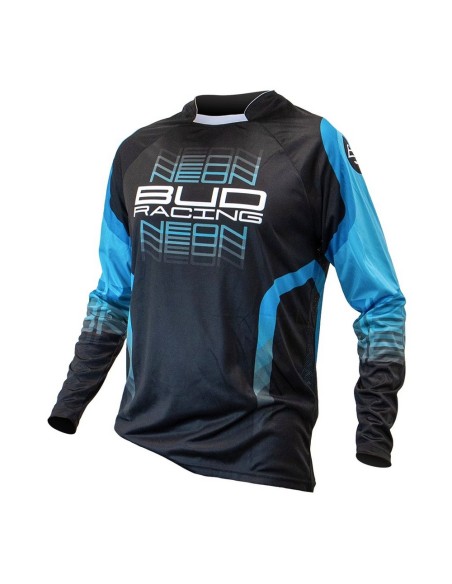 Camiseta Infantil Bud GP Neon Scuba Azul/Negro