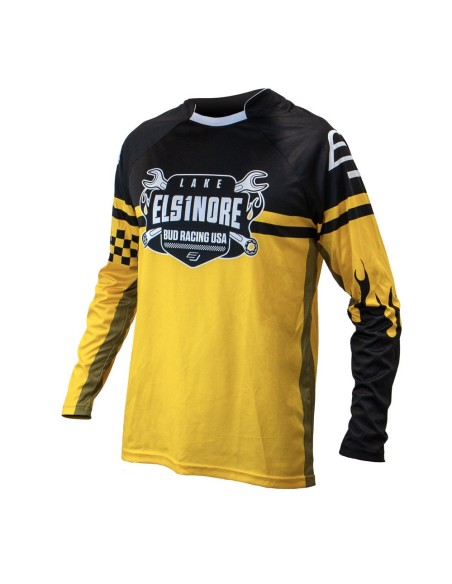 Camiseta Bud Lake Elsinore Amarillo/Negro