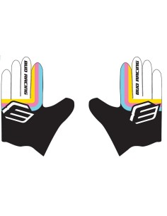 Guantes Bud SX Lite 95 Evo Multicolor Negro/Blanco