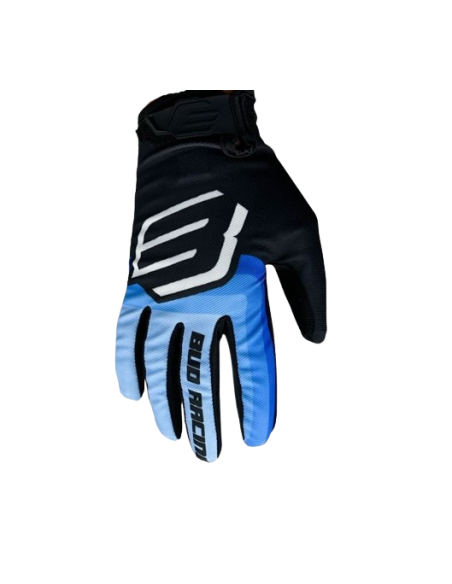 Guantes Infantiles Bud SX Lite 95 Azul Cielo/Negro/Blanco