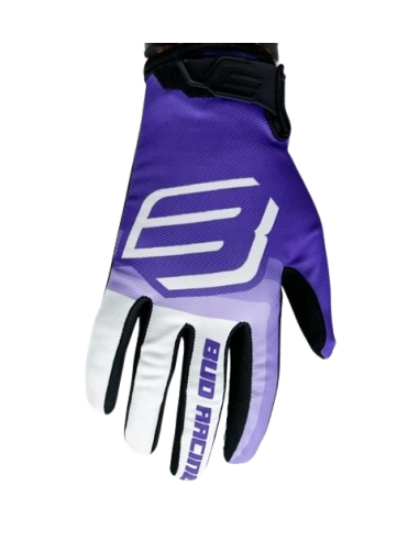 Guantes Bud SX Lite 95 Purpura/Blanco