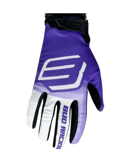 Guantes Bud SX Lite 95 Purpura/Blanco
