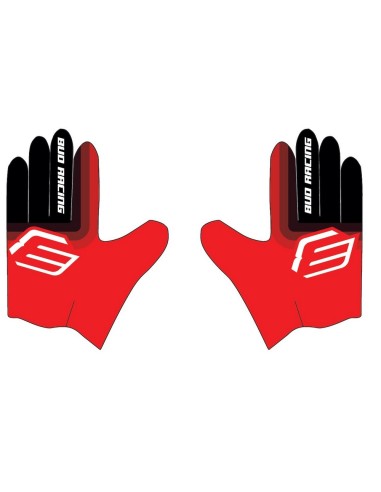 Guantes Bud SX Lite 95 Evo Rojo/Negro