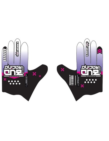 Guantes BUD SX Lite Error Lavanda/Rosa/Negro