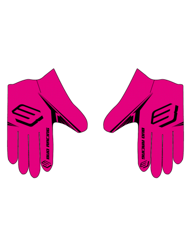 Guantes Bud SX Lite 2 Rosa Fluor