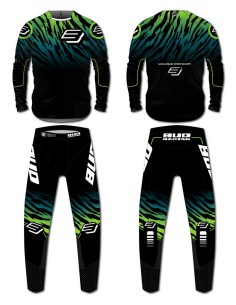 Pantalón Bud SX Zebra WSX Negro/Verde Edición Limitada 2