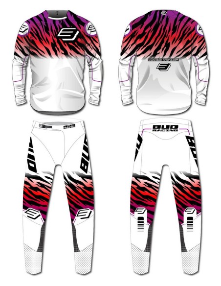 Pantalón Infantil GP Bud Zebra WSX Blanco