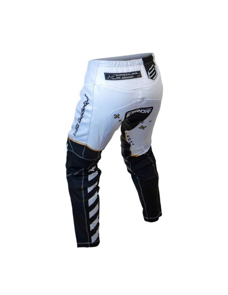 Pantalón Bud Logo "B" GP Error 404 Blanco/Negro Mate/Oro