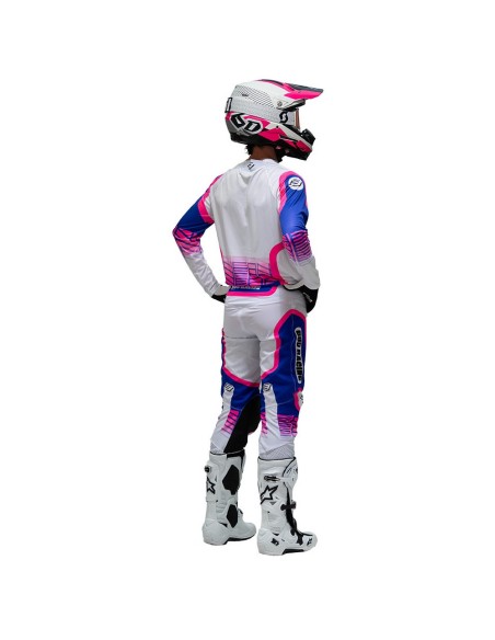 Pantalón Infantil Bud Logo "B" GP Neon Purpura/Rosa Fluor/Blanco