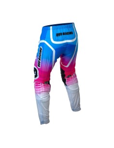 Pantalón Bud Logo "B" GP Neon Azul Pastel/Rosa Fluor 2