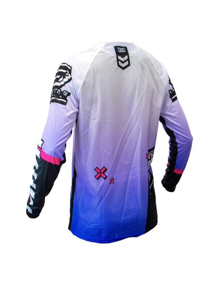 Camiseta Infantil Bud GP Error 404 Lavanda Rosa/Negro