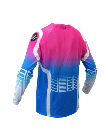 Camiseta Bud GP Neon Azul Pastel/Rosa Fluor