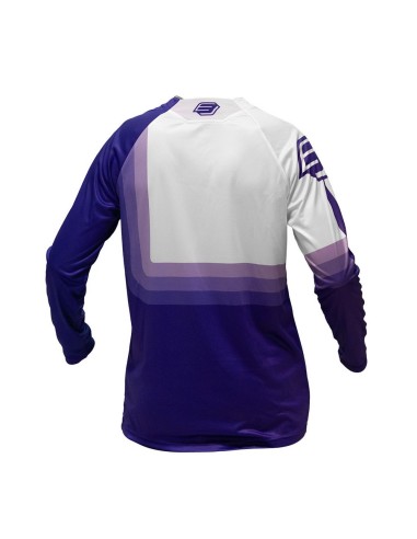 Camiseta Infantil Bud GP 95 Evo Purpura/Blanco
