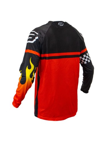 Camiseta Bud Lake Elsinore Rojo Brillante/Negro