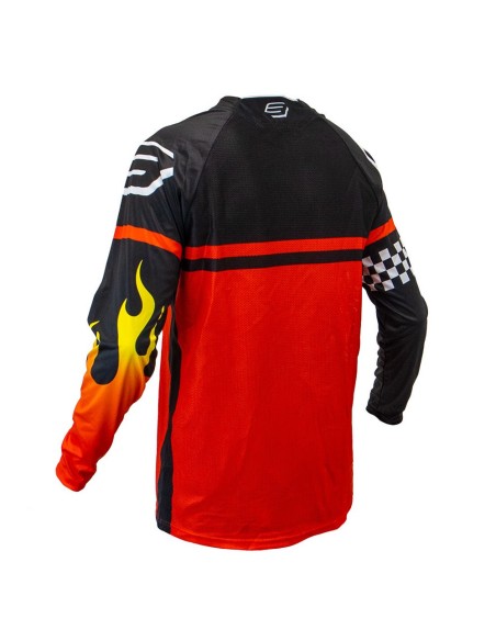 Camiseta Bud Lake Elsinore Rojo Brillante/Negro